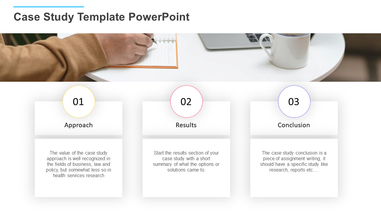 Case Study Template PowerPoint PPT For Presentation